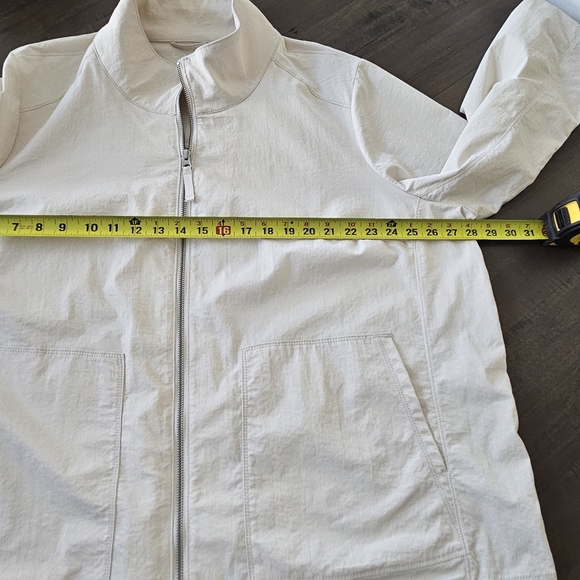 LIVI by Lane Bryant Women's Jacket Full Zip Pockets Lightweight Cream/Ivory 4X - Picture 7 of 10